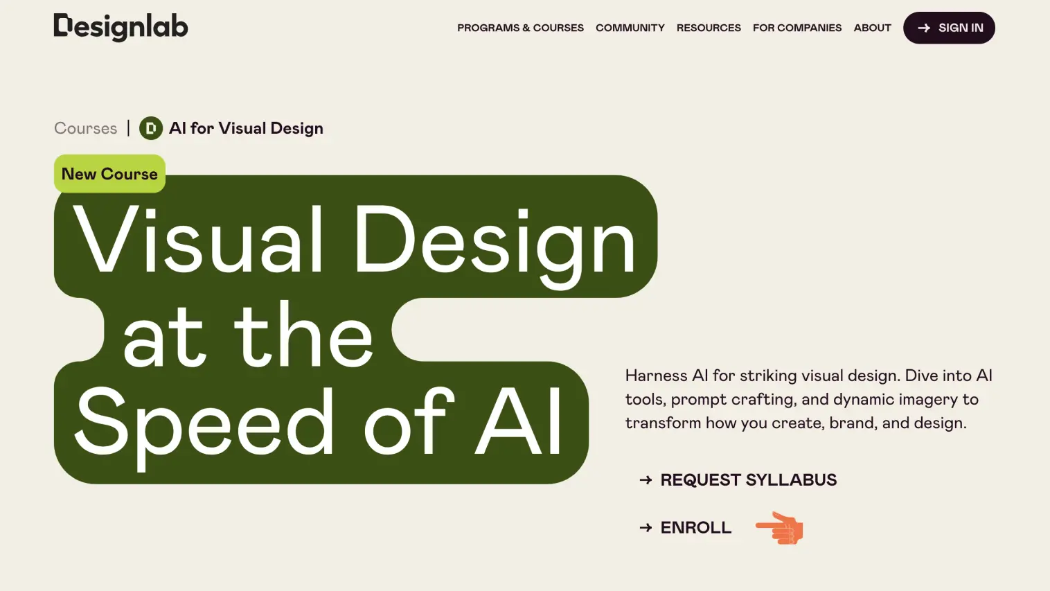 AI for Visual Design